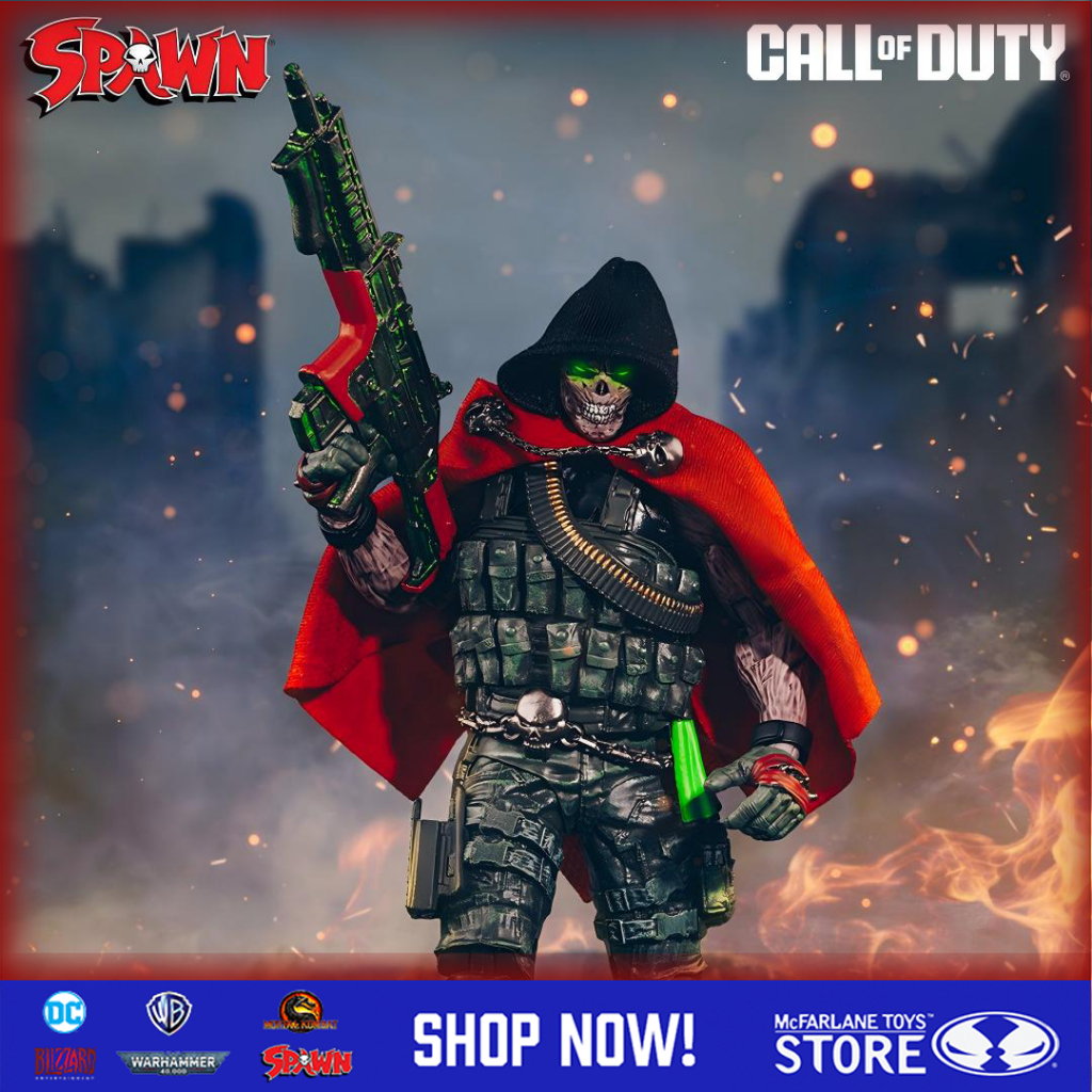 [มีในสต็อก] McFarlane Toys Call of Duty Spawn แอ็คชั่นฟิกเกอร์ขนาด 7 นิ้ว