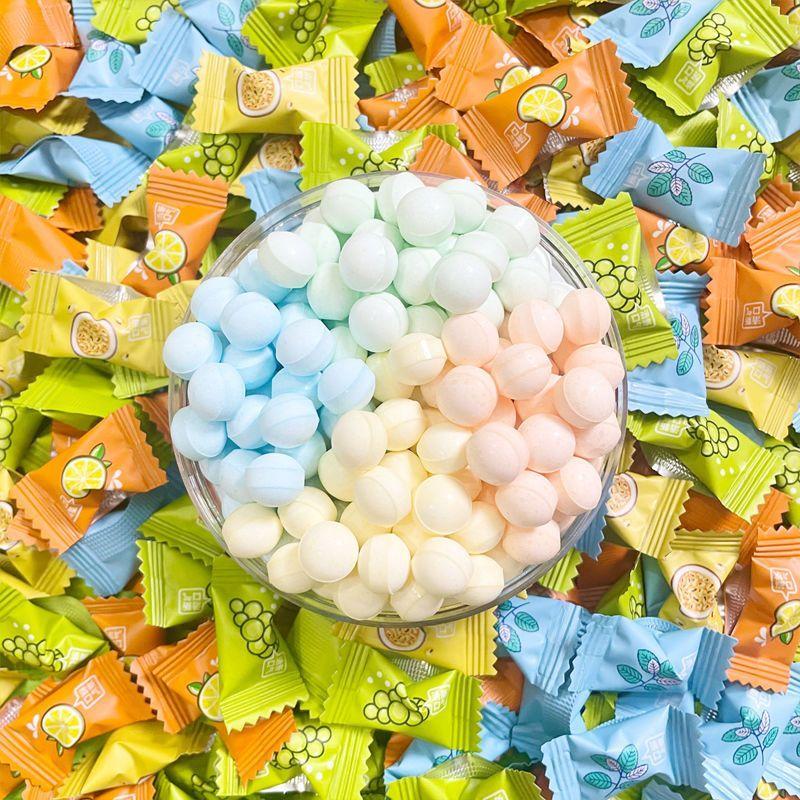 Bulk Sugar-Free Vitamin C Mints - 9 รสผลไม้ Fresh Breath Candy - Sweet Snacks Bonbon - Immune-Boosti