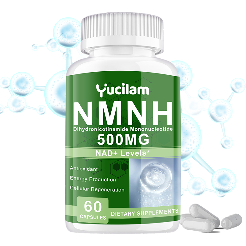 อาหารเสริม NMNH สําหรับผู้หญิง 500 มก. รองรับระดับ NAD+, Cellular Energy, Aging Healthy