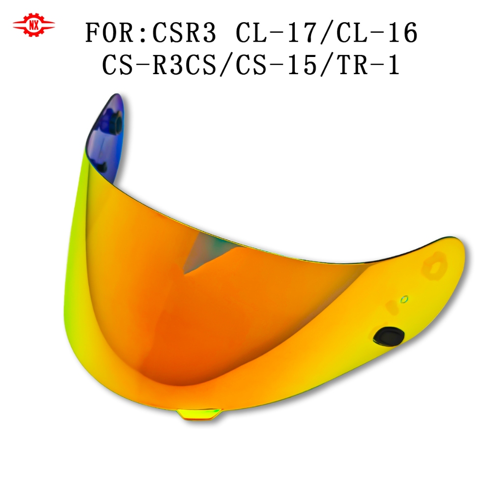 สําหรับ HJC CSR3 CL-17/CL-16/CS-R3CS/CS-15/TR-1 หมวกกันน็อครถจักรยานยนต์ที่รองรับ Sun Visor - เลนส์ 