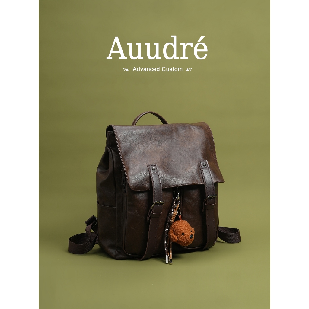 กระเป๋าเป้สะพายหลัง Auure Retro สำหรับเที่ยวและเดินทาง ดีไซน์แฟชั่น มีความจุมาก