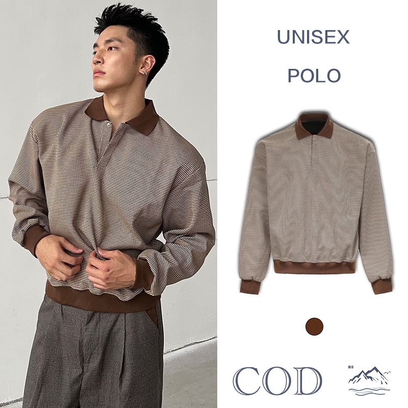 BS |Polo เสื้อโปโลลายทางสไตล์เรียบง่าย ได้รับความนิยม สวมใส่แล้วสบายอารมณ์