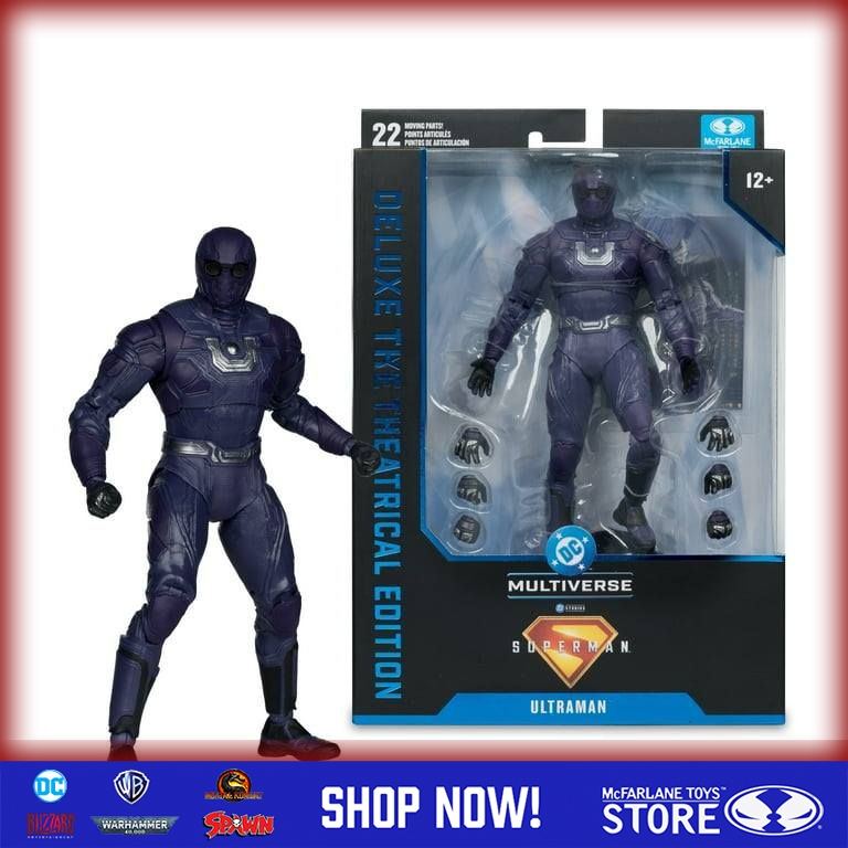 [มีในสต็อก] McFarlane Toys Ultraman (Superman Movie) Legacy Deluxe แอ็คชั่นฟิกเกอร์ขนาด 7 นิ้ว