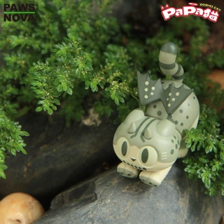 PAWSNOVA Doshii Cat ซีรีส์แมวนอนหมอบ กล่องสุ่มฟิกเกอร์ ของสะสมน่ารักแต่งห้อง