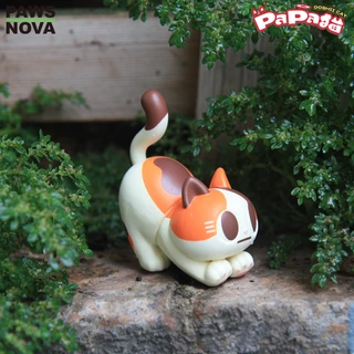PAWSNOVA Doshii Cat ซีรีส์แมวนอนหมอบ กล่องสุ่มฟิกเกอร์ ของสะสมน่ารักแต่งห้อง
