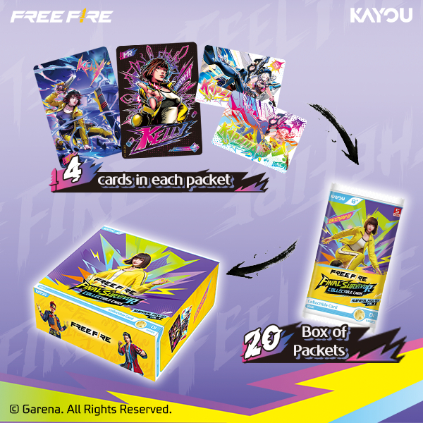 KAYOU การ์ดสะสม Fire-Final Survivor-Surveival Pack-SEA - FF-KP-FS-SP-001-SEA