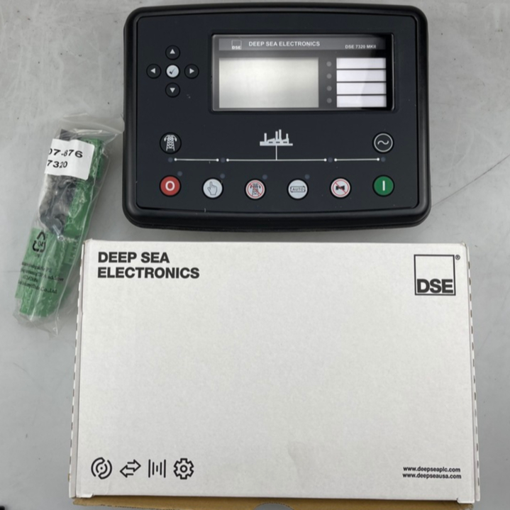 ตัวควบคุมเครื่องกําเนิดไฟฟ้าโมดูลควบคุม Deep Sea DSE7320 MKII Genset ดั้งเดิม
