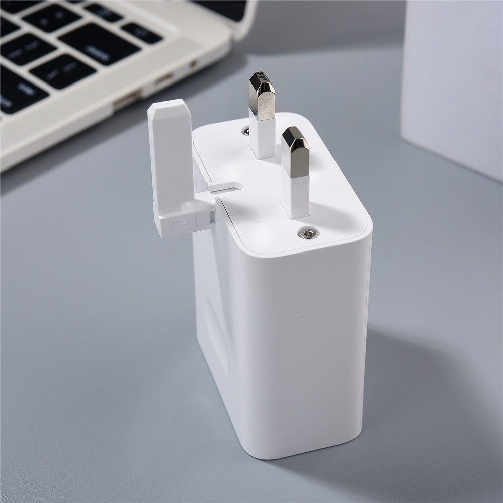 HUAWE 88W Dual Ports Charger Super Fast Charger USB A/C PD UK Power Adapter 6A ประเภท C สําหรับ Mate