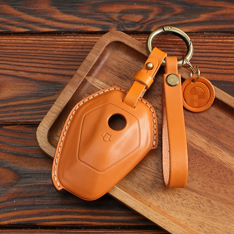 เหมาะสําหรับ BMW r1300gs BMW Waterbird r12 Handmade Retro Cowhide รถจักรยานยนต์ Key Case Key Case Ke