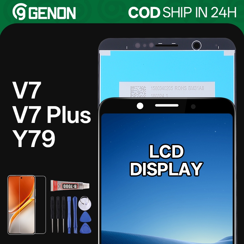 Genon LCD สําหรับ Oppo V7+ / V7 Plus / Y79 จอแสดงผล LCD อะไหล่หน้าจอสัมผัส