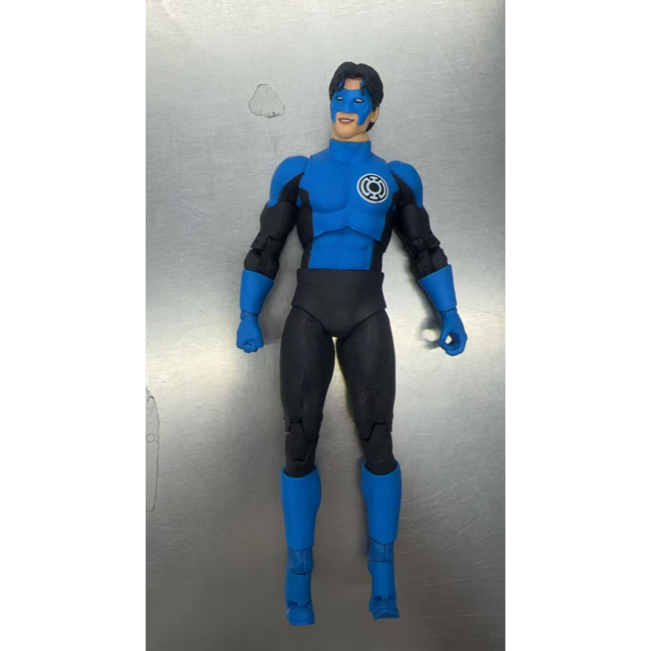 (ไม่มีกล่อง) McFarlane DC Multiverse Gold Label Limited Edition Blue Lantern Kyle Rayner Action Figu