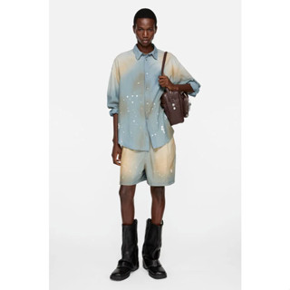 ฤดูใบไม้ร่วงและฤดูหนาวใหม่ ลายพิมพ์สบายๆ ยีนส์หลวม