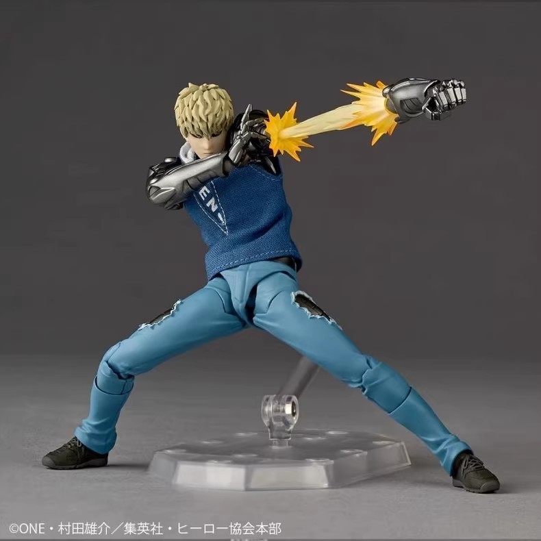 [ไม่มีโบนัส] Kaiyodo Rotation Tech Amazing Yamaguchi-style One-Punch Man Genos Action Figure Regular