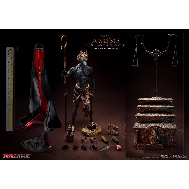 TBLeague 1/6 Doomsday Judging Anubis PL2025-230 Gold Action Figure พร้อมฐาน