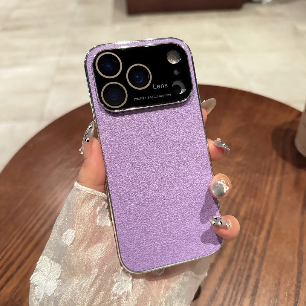 หน้าต่างหนังขนาดใหญ่สําหรับ ไอโฟน 16 17 มือโปร สูงสุด เคส ไอโฟน 17 อากาศ เคสป้องกัน