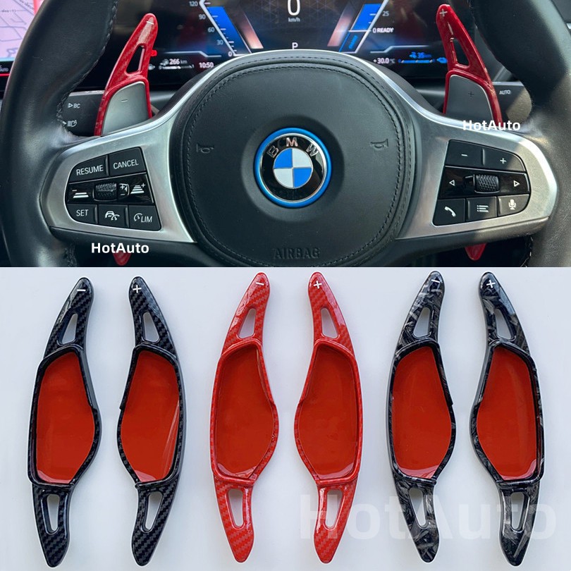 BMW ก้านต่อ Paddle Shift คาร์บอนไฟเบอร์ BMW G20 G30 G38 G11 G12 330e M340i X3 G01 X4 G02 M5 F90 X5 G05 X7 G07 X6 xDrive