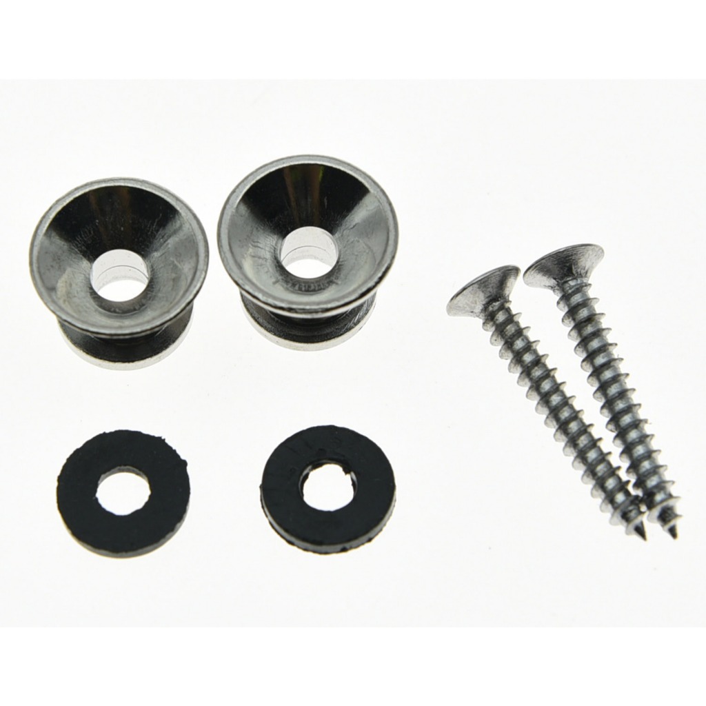 KAISH 2 ชิ้นกีตาร์ปุ่มลูกบิดกีตาร์ End Pins