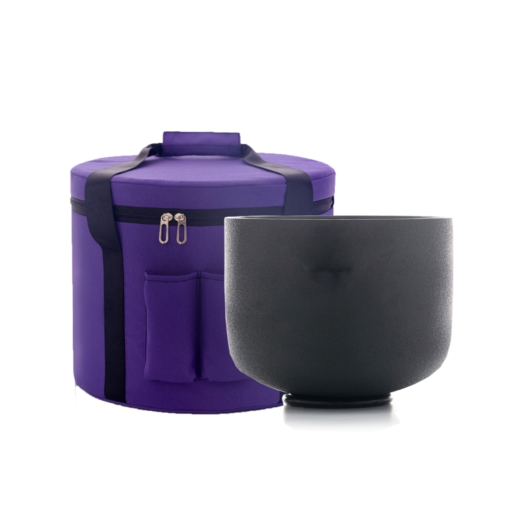 Hye-eun 8 นิ้วคริสตัลสีดําชามร้องเพลง 440Hz/432Hz ชามทิเบตสําหรับโยคะสมาธิเสียง Healing พร้อมยาง Mal