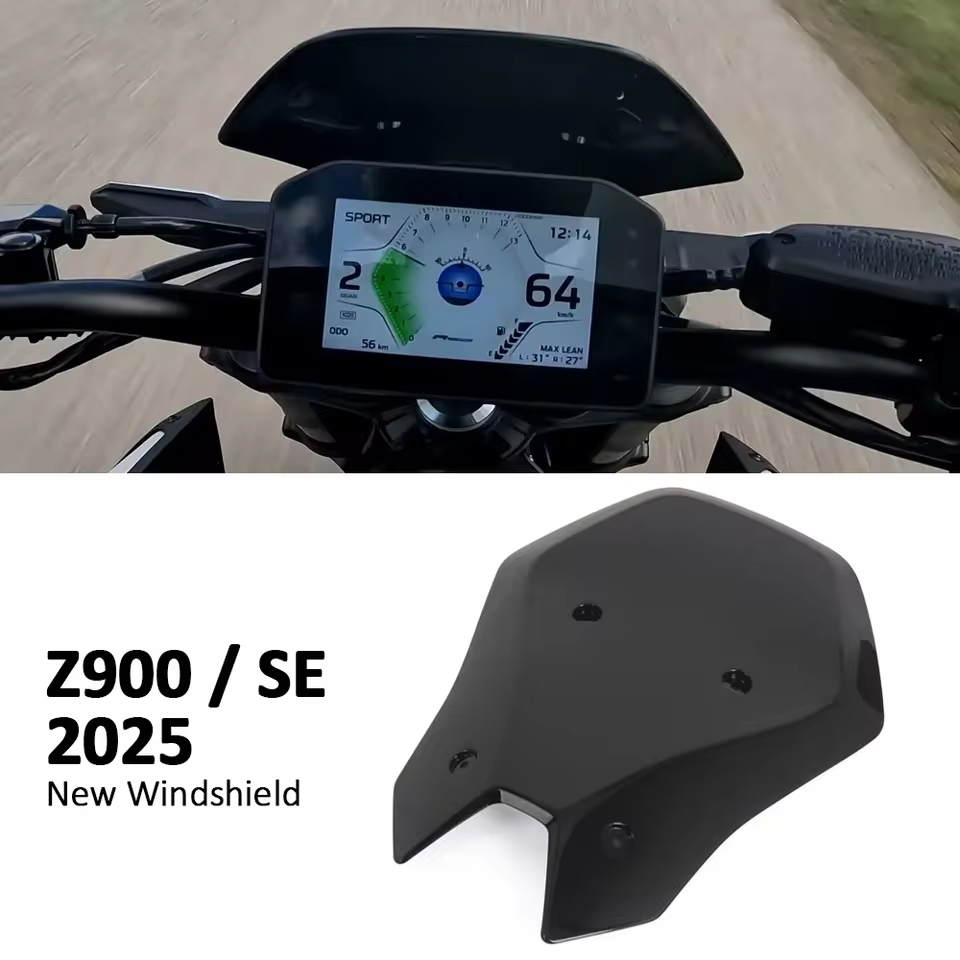ใหม่ Touring Wind Deflectors Visor สําหรับ Kawasaki ZR900SE ZR 900SE Z 900 SE Z900 2025 + รถจักรยานย