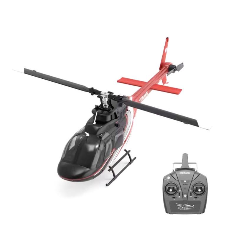 Yuxiang YUXIANG Flow รุ่น F08 Bell 206 1:27 เฮลิคอปเตอร์ควบคุมระยะไกลที่มีหกช่องและ Gyroscopex 6 แกน