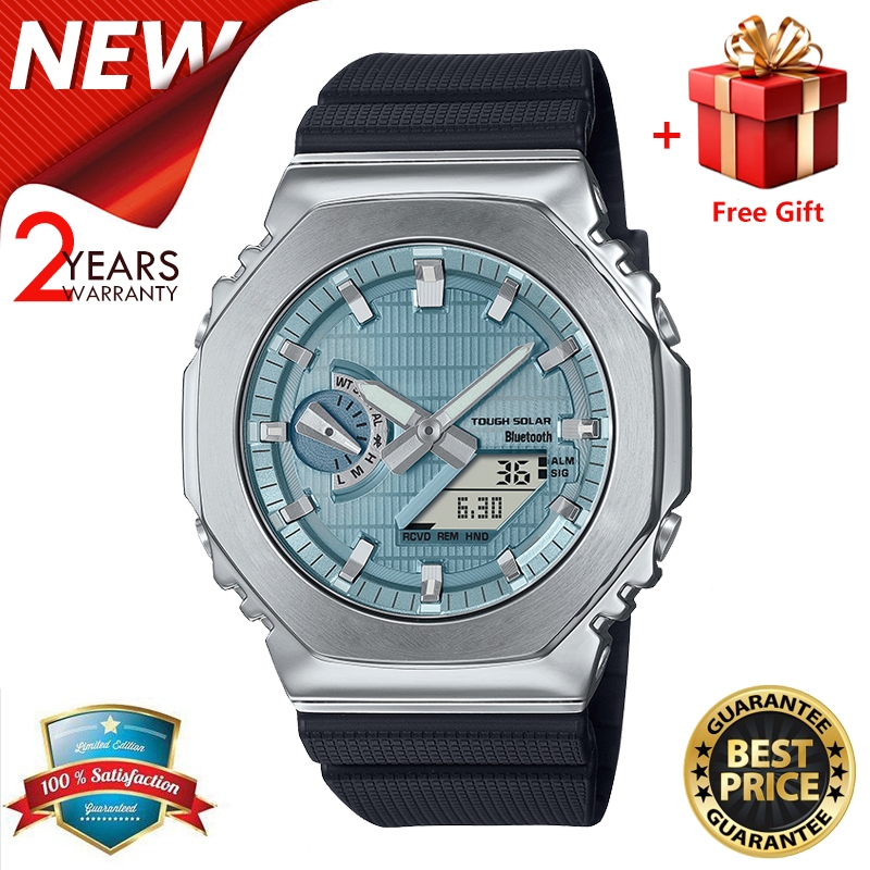 (ของแท้ 100%) คาสิโอCasio นาฬิกาคาสิโอของแท้ นาฬิกาข้อมือผู้ชาย CMGประกันภัย 1 ปีรุ่น GBM-2100-1A2 น