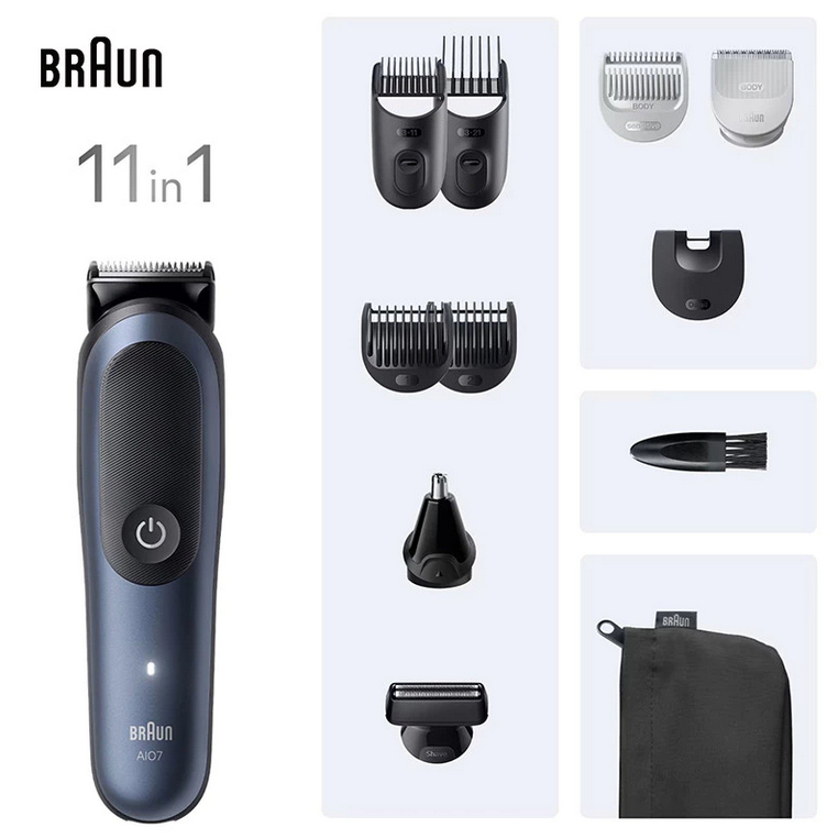 Braun Trimming Kit Series 7 AIO7540 (11-in-1) Multi-Grooming Kit for Mens Shaving