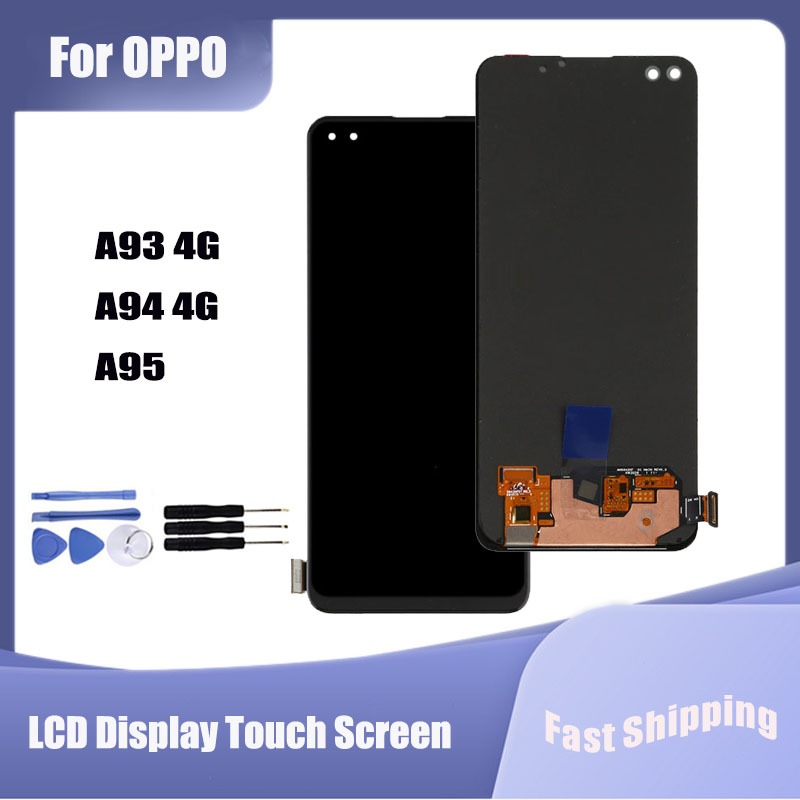 สําหรับ OPPO A93 A94 A95 จอแสดงผล LCD Touch Screen Digitizer Assembly Replacement Parts