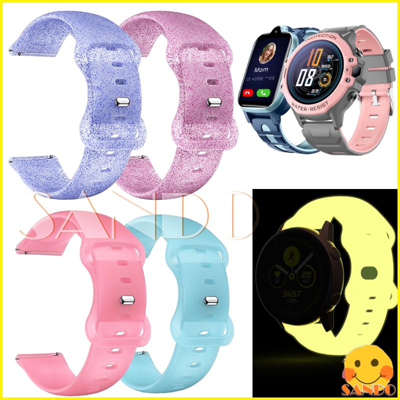 Aolon DF96 DF95 DF93 DF92 เด็กสมาร์ทนาฬิกา glitter luminous สายซิลิโคนอ่อนนุ่ม สาย Aolon DF96 DF95 D