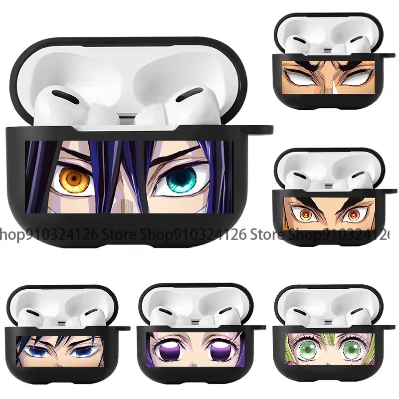 ญี่ปุ่น Kimetsu ไม่มี Yaiba Demon Slayer อะนิเมะสําหรับ Apple AirPods 4 3 2 Pro2 ฝาครอบโปร่งใสสําหรับ Airpod 1 3 เกราะป้องกัน