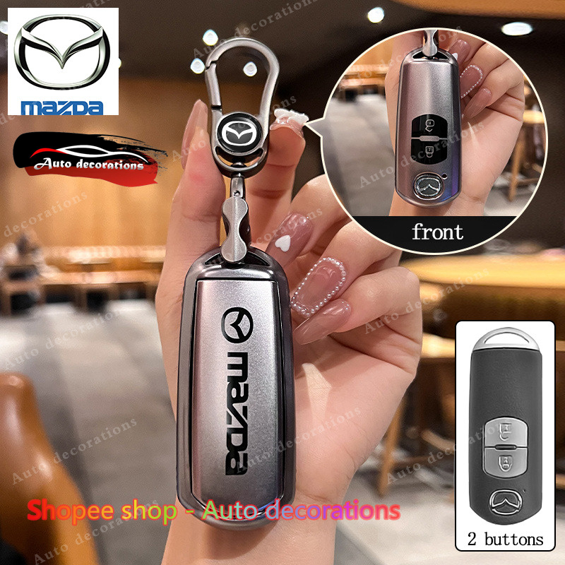 เคสใส่กุญแจอัจฉริยะสำหรับ Mazda 2/3/6 เคสใส่กุญแจ CX3/CX5/CX8/CX30 พวงกุญแจ