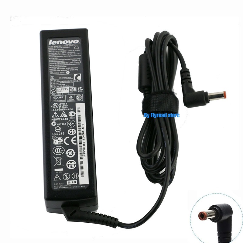 อะแดปเตอร์ 65W สําหรับ Lenovo IdeaPad G560 B560 G580 G570 G585 G780 N585 V570 B570 B575 Y580 Z500 Z5