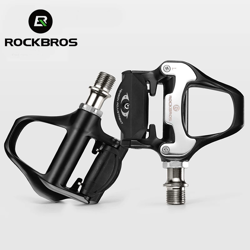 【TH Delivery】ROCKBROS แท่นเหยียบเหล็ก Shimano Spd-Sl Cleat 2 ปิดผนึกแบริ่ง Cr-Mo สําหรับจักรยาน
