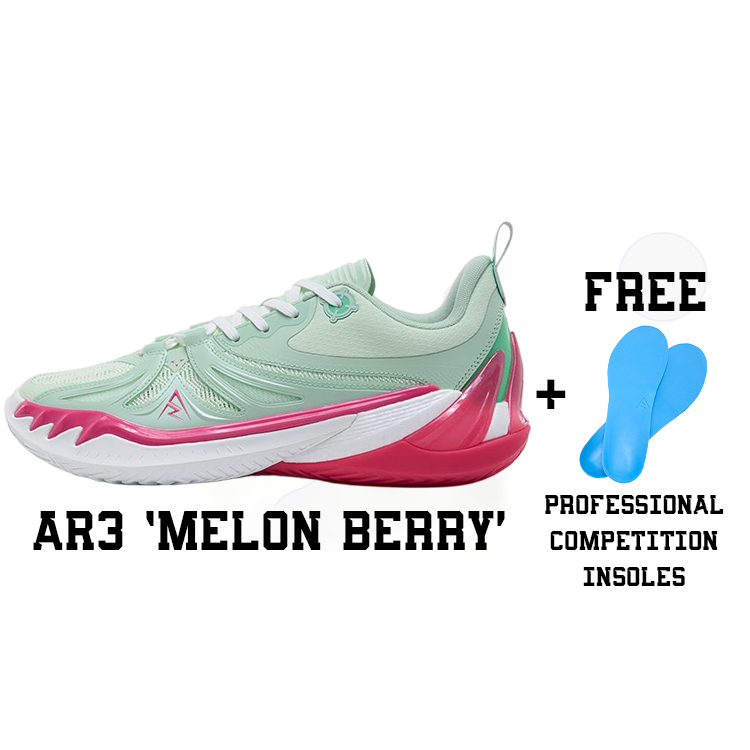 Rigorer Austin Reaves AR3 Melon Berry รองเท้าบาสเก็ตบอลแบบ Low-top กันกระแทกและยุบตัวได้ดี สำหรับการแข่งขันระดับมืออาชีพ — صورة 3