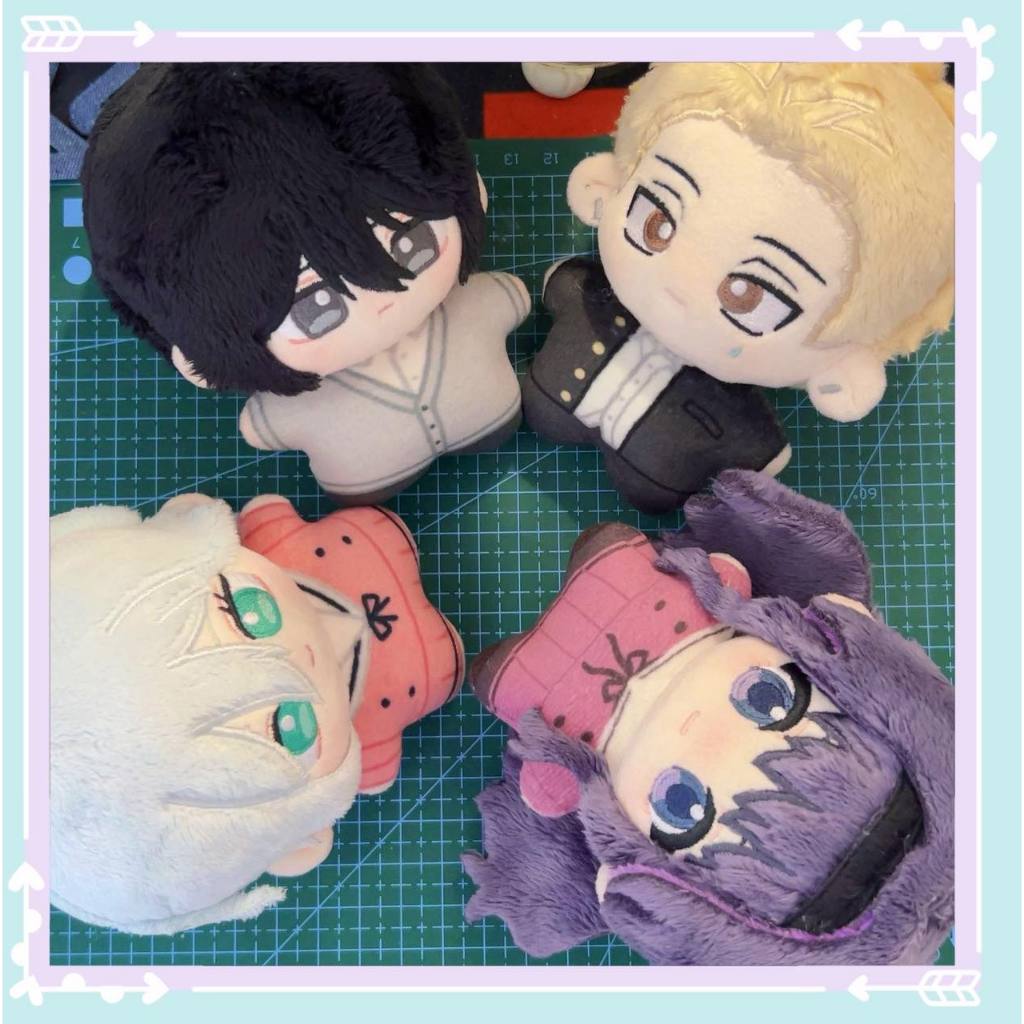 The Fragrant Flower Blooms with Dignity ดอกไม้หอมบานพร้อมเต้นรําคอสเพลย์ Waguri Kaoruko Rintaro Tsumugi Cotton Plush ตุ๊กตาการ์ตูนรูปฮาโลวีน