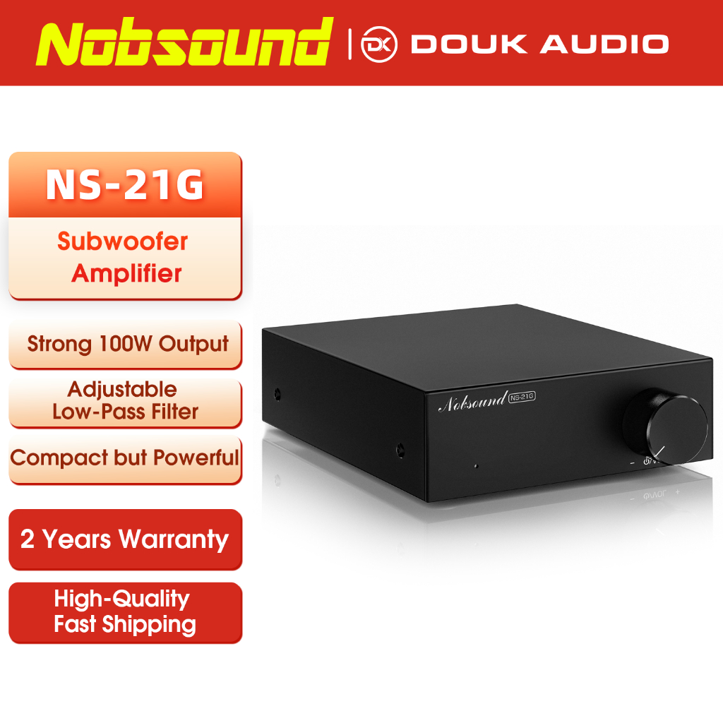 Nobsound NS-21G Mono Channel Subwoofer Amplifier HiFi Mini Audio Monoblock Amp สําหรับ Bass Shaker