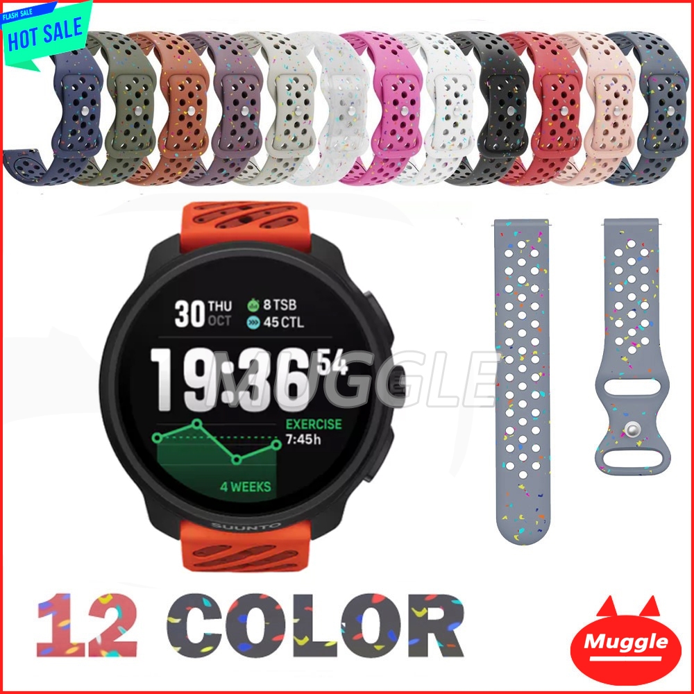 Suunto Race 2  SUUNTO Vertical 2 สายนาฬิกา Suunto Run Suunto Race สายนาฬิกากีฬาสายรัดข้อมือ Suunto R