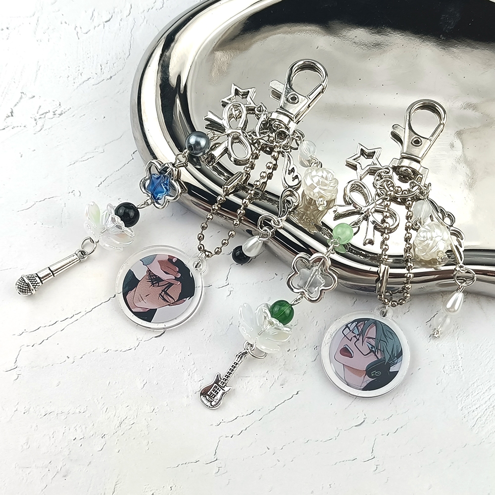 อะนิเมะยอดนิยม Alien Stage Chibis พวงกุญแจสําหรับผู้หญิงอุปกรณ์เสริมกระเป๋า Ivan Till พวงกุญแจเครื่อ