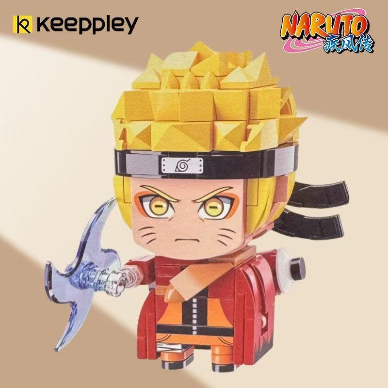 Naruto Series Shippuden หัวเหลี่ยมประกอบอาคารบล็อก Man ของเล่นเด็กกระบองเพชรโหมด Naruto เด็กของขวัญคอลเลกชันรูป