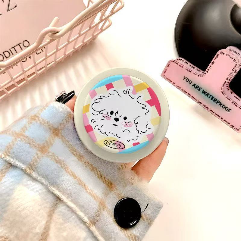 Checkered สีขาวสุนัขรูปแบบสําหรับ iPhone 13 Pro Max 15 Pro Max 15 Pro 14 Pro 12 Pro 16 Pro Max 16 Pl