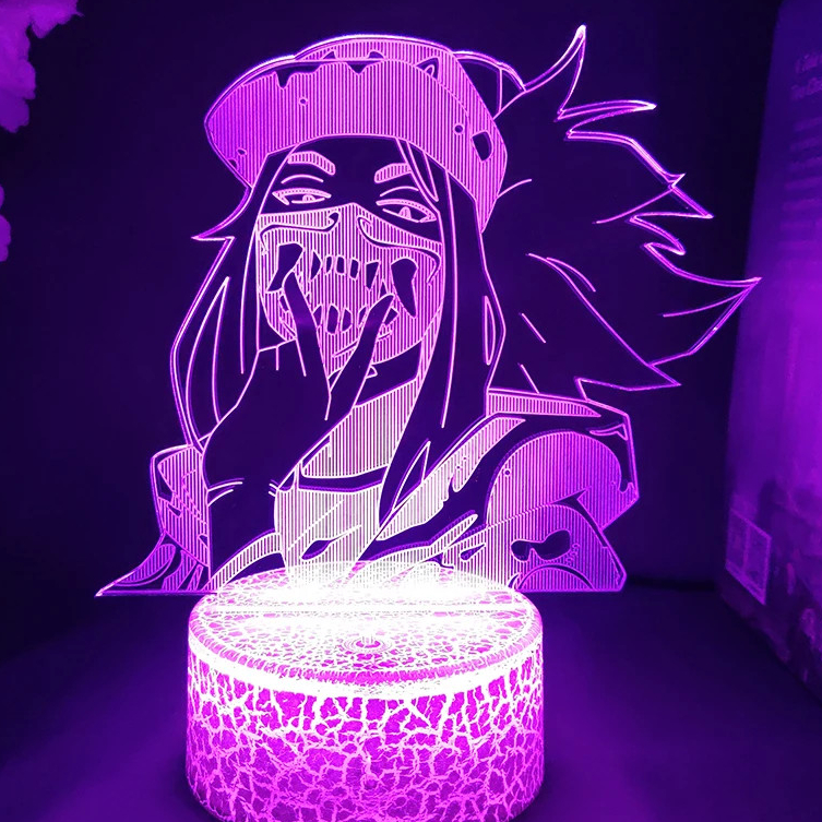 อะนิเมะ LOL Akali คอลเลกชันเกมของขวัญวันเกิดสําหรับเด็กตกแต่ง Masking League of Legends KDA Akali LE