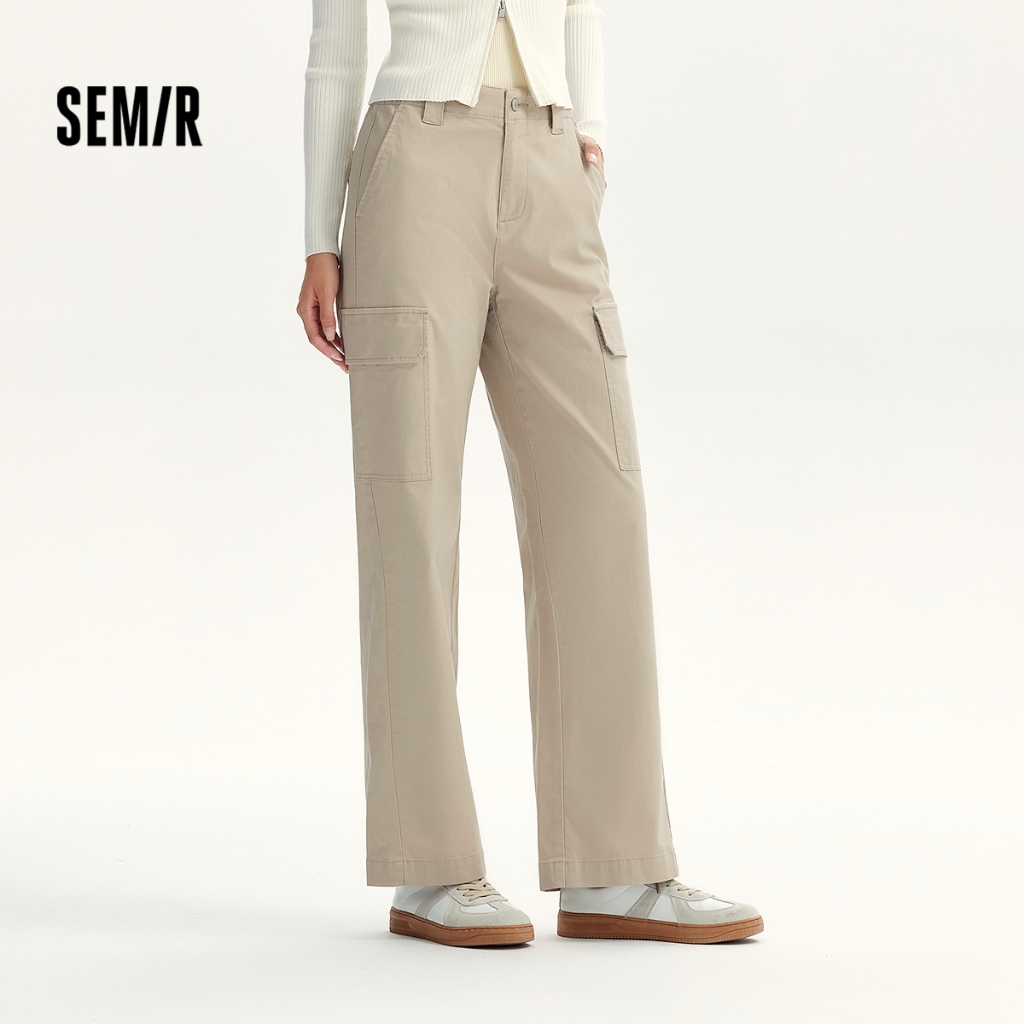 Semir กางเกงลำลองสำหรับผู้หญิง ทรงเรียบหรู สไตล์slimming ขากว้าง เหมาะกับฤดูใบไม้ร่วง