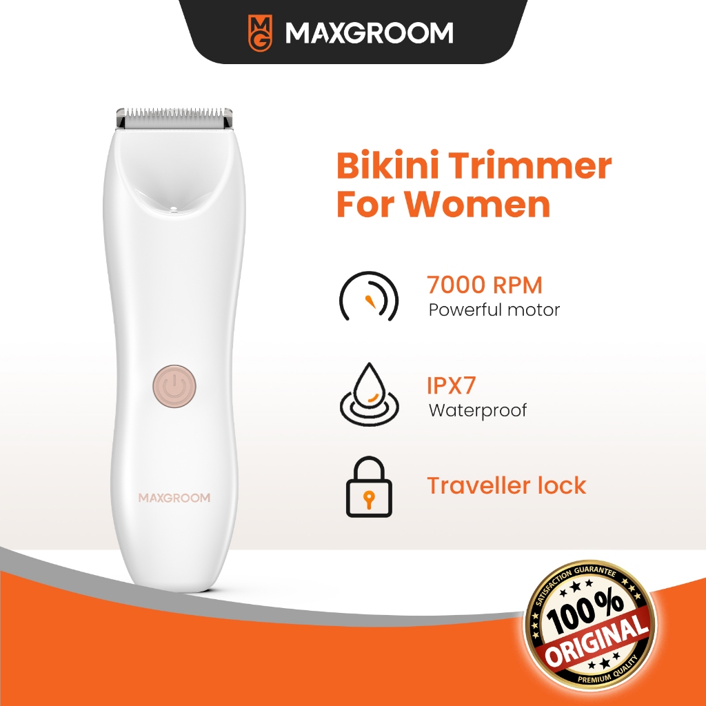 Maxgroom เครื่องกำจัดขนไฟฟ้าสำหรับผู้หญิง, เครื่องโกนหนวดไฟฟ้า, เครื่องกําจัดขนใต้วงแขน, เครื่องกําจัดขนเส้นบิกินี่, เครื่องกําจัดขนริมฝีปาก,ของขวัญวันวาเลนไทน์, ของขวัญปีใหม่