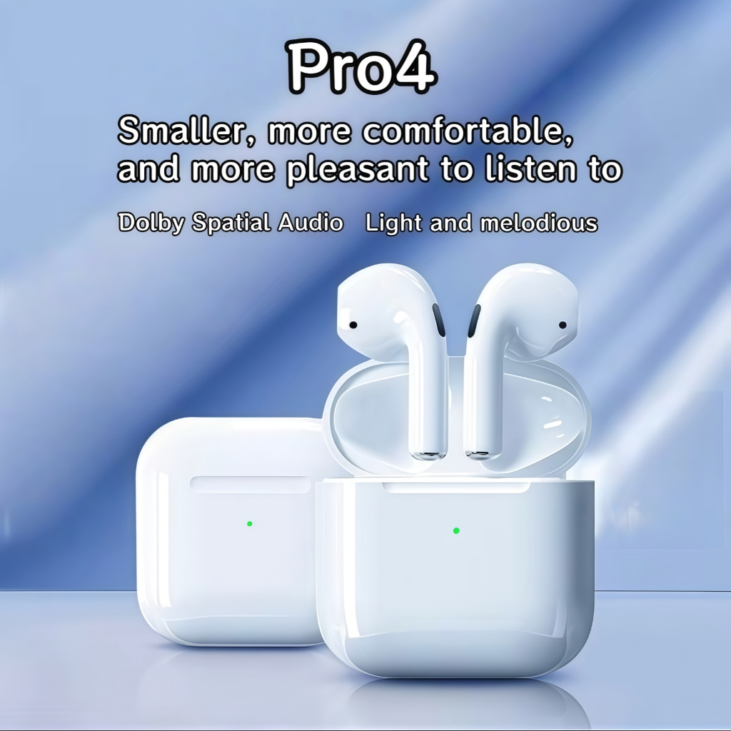 หูฟังบลูทูธไร้สาย Mini TWS pro4 สําหรับ Android และ Xiaomi
