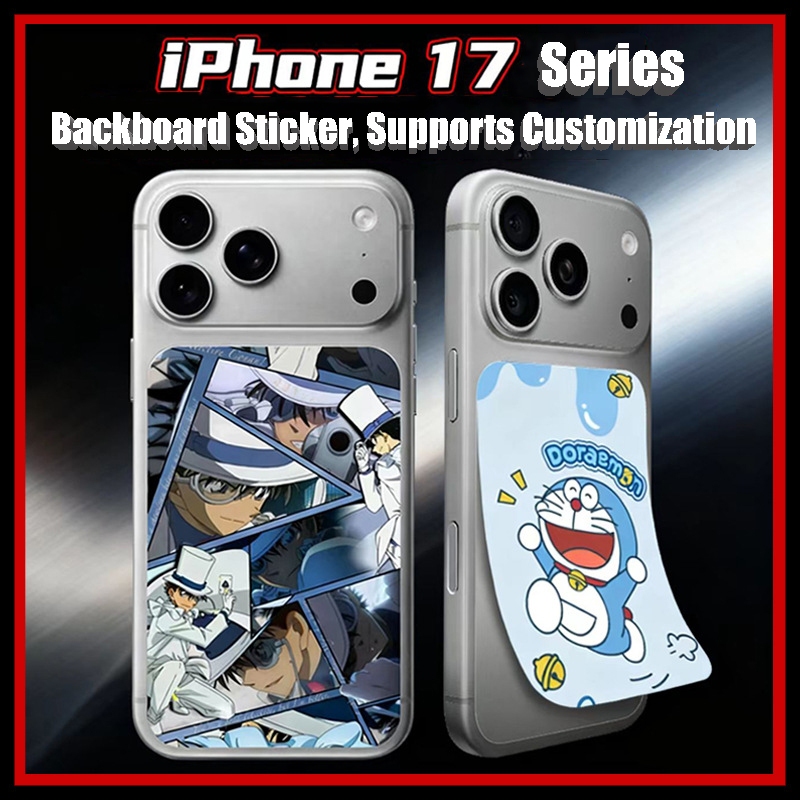 17ProMax สําหรับ iPhone 17 Pro Max สติ๊กเกอร์พื้นหลังการ์ตูน 3M ที่กําหนดเอง