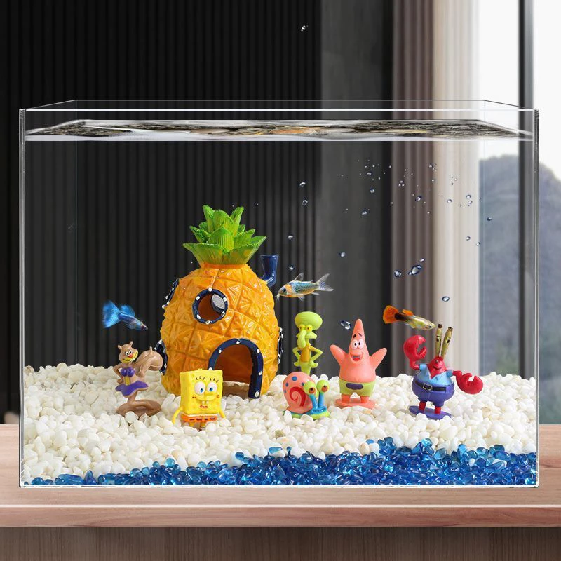 เซ็ตตกแต่งตู้ปลาการ์ตูน SpongeBob ที่หลบซ่อนปลาเล็ก thumbnail 4