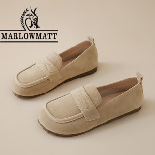รองเท้าผู้หญิง Marlowmatt | ลําลอง แฟชั่น สไตล์ใหม่ | หนังกล…