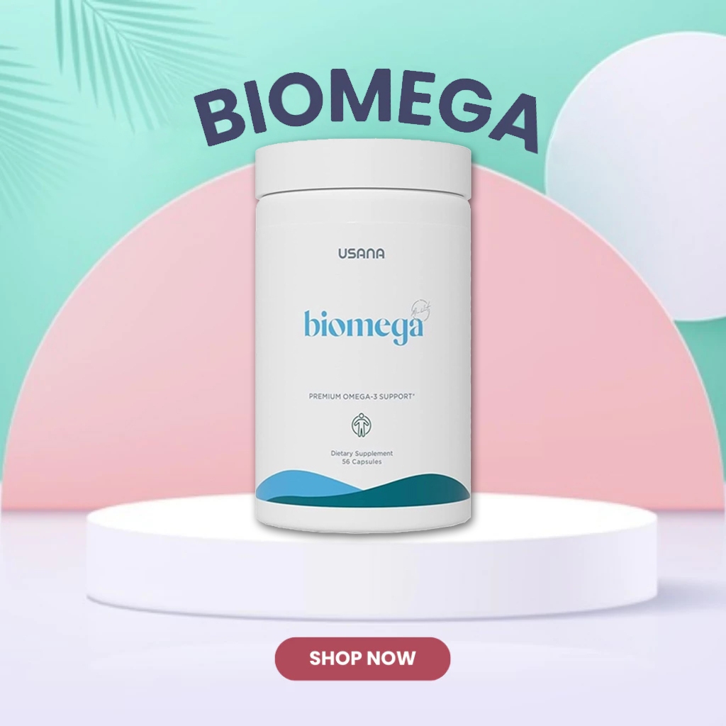 [อายุการใช้งานชั้นยาว] เวอร์ชัน USANA BIOMEGA แคปซูลน้ํามันปลาตอนนี้
