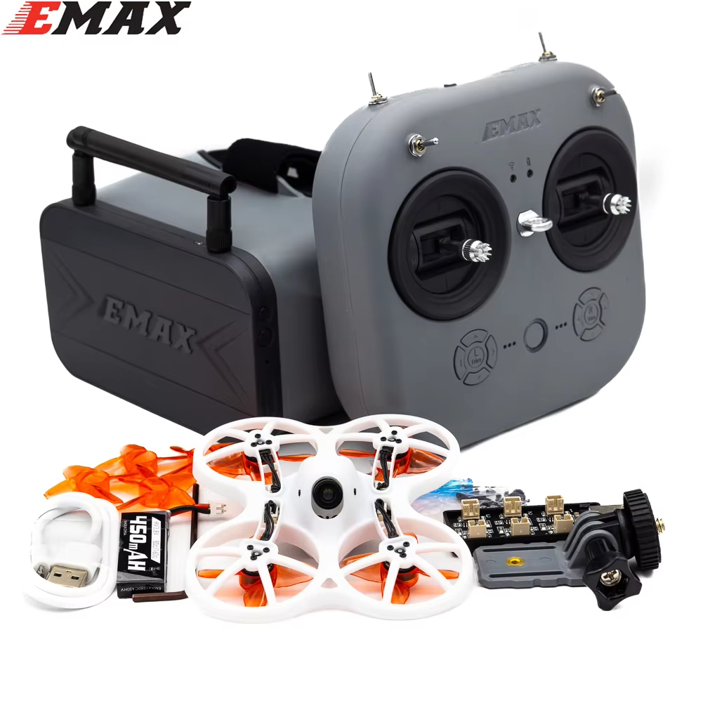 Emax EZ Pilot Pro 80 มม.3 นิ้วในร่ม FPV Racing RC เครื่องบิน RTF พร้อม E8 เครื่องส่งสัญญาณ Transport