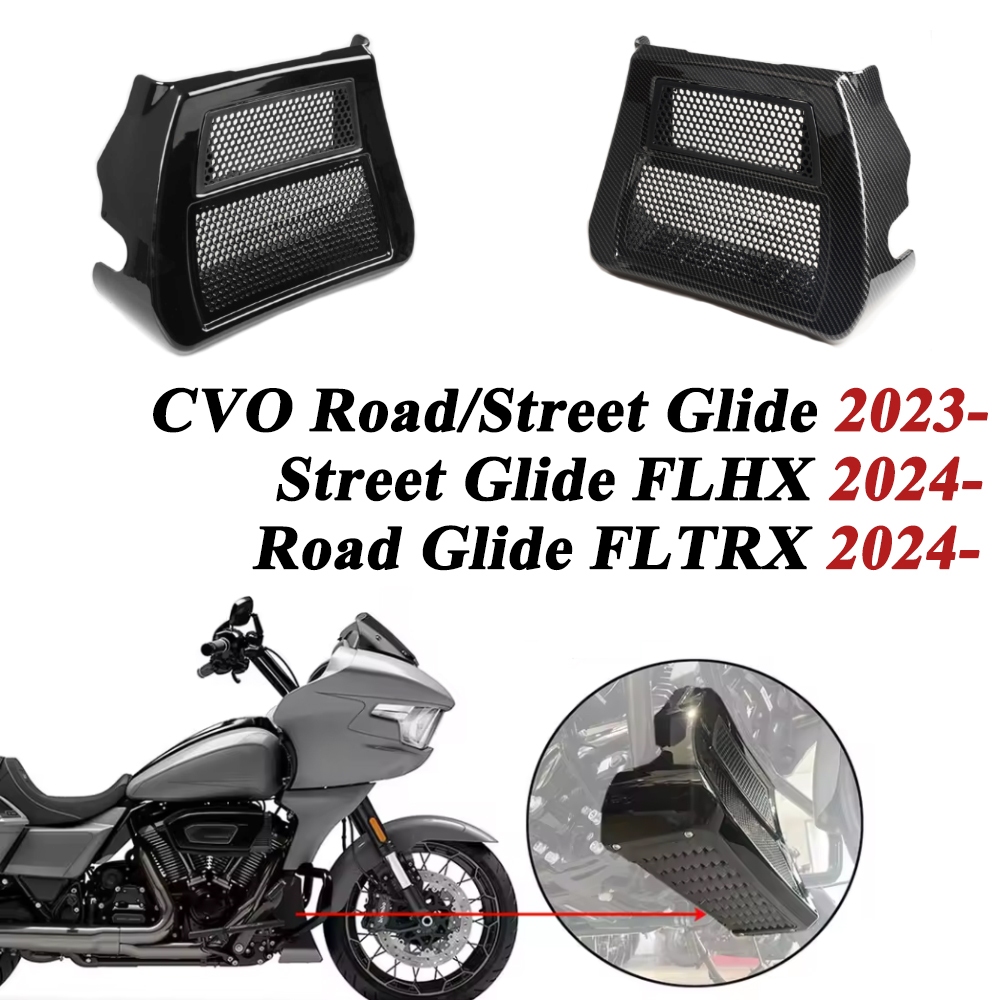 PSLER การ์ดหม้อน้ำ ฝาครอบหม้อน้ํา ตะแกรงหม้อน้ำ สําหรับ Harley CVO Road Glide FLTRXSE Street Glide F