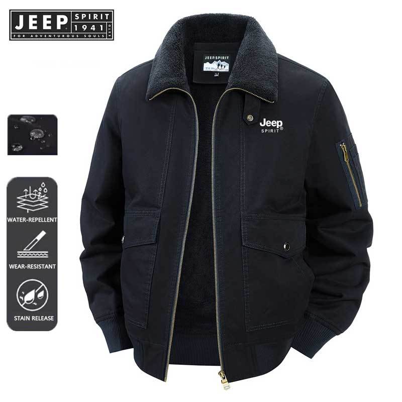 แจ็คเก็ตเบสบอล JEES SPIRIT 1941 ESTD ทำจากผ้าฝ้ายแท้ เหมาะสำหรับฤดูใบไม้ผลิและฤดูใบไม้ร่วง ใช้งานหรือลำลองได้